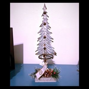 Metal Tree tea light candle holder